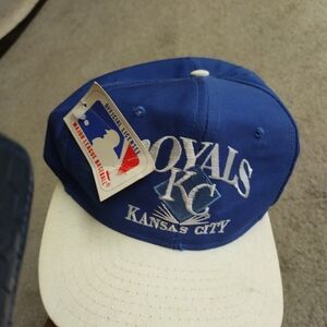 New Era Royal Blue and White KC Cap
